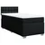 VIDAXL Box spring postelja z vzmetnico črna 80x200 cm blago