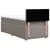 vidaXL vidaXL Box spring postelja z vzmetnico taupe 90x190 cm blago, (21292090)