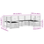 Sekcijska garnitura 6 pcs Prirodna