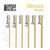 Round Brass Rods 1mm PACKx5