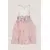 Monsoon Children Haljina za devojčice Cancan Swirl 3D, Belo-roze