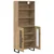 Highboard 2 pcs Umjetnički hrast Konstruirano drvo