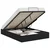 Otomanski krevet s pohranom Crni Hrast 203 x 120 x 25 cm