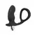 Prsten za penis Cockring With Ass, 12.7cm, Crni