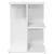 Vidaxl vidaXL Nočne omarice, komplet 2, bele, 46,5 x 29 x 61 cm