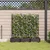 Vidaxl Vrtni lonček 3 szt. Rjava 120 x 40 x 125,5 cm Plastika