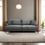 Atelier del Sofa Trosed Papira 90x88x205cm Sivi