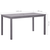 Vrtni stol sivi isprani 140 x 80 x 74 cm masivno bagremovo drvo