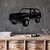 Wallity Zidna dekoracija Chevrolet K5 Blazer, 60 x 33 cm, Crna