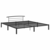 Okvir za krevet crni metalni 180 x 200 cm