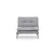 Atelier del Sofa Fotelja Martin 90x95x90cm Siva