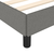 vidaXL Posteljni okvir temno siv 160x200 cm blago