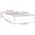 Vidaxl Box Spring Postelja brez vzmetnice Temno modra 100x210 cm Žamet