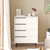 Hanah Home Komoda 74,8x95,1x44,5cm Bela