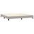 Vidaxl Box spring postelja z vzmetnico LED sv. siva 200x200 cm blago