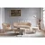 Livetastic 3-SED, bež tekstil