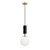 Opviq luster Moira-20206, 1 × E27, crni