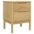 Vidaxl vidaXL FLORO Nočna omarica rjava, vosek 45x39x57 cm, masiven bor