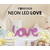 TelForceOne Dekorativna neon LED rasveta LOVE
