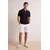 Trendyol Muška majica Tmnss26Po00015, Crna