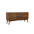 HANAH HOME Vina 02 1053 Walnut Anthracite (Produživi trpezarijski sto, stolice i konzola (5 komada))
