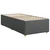 Vidaxl Box spring postelja z vzmetnico temno siva 80x200 cm blago