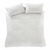Bijela posteljina za bračni krevet 200x200 cm Seersucker - Catherine Lansfield