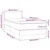 Vidaxl Box spring postelja z vzmetnico LED temno modra 100x200cm žamet