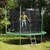 KLARFIT trampolin Rocketgirl XXXL (400cm), zelen