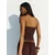 Bershka Top  temno rjava