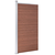 Panel za ogradu WPC 95 x 186 cm smeđi