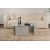 Hanah Home Klub sto Vetrino, 105x65x40cm, Sivi
