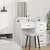 VIDAXL toaletna miza s predali (50x41x140cm), bela
