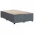 Vidaxl Box spring postelja z vzmetnico temno siv 120x190 cm žamet