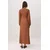 Trendyol Modest Ženska haljina Tctss25Eb00129, Smeđa