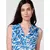 KOROSHI Bluza modra/mornarska/bela