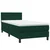 Vidaxl Box spring postelja z vzmetnico temno zelena 80x220 cm žamet