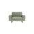 Atelier del Sofa Fotelja Sparrow Loveseat, Svetlozelena