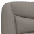 vidaXL Postelja z vzmetnico taupe 120x200 cm blago