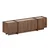 Hanah Home TV komoda Lowen, 180 cm, travertin / orah Milano