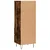 Visoka komoda boja hrasta 40x36x110 cm od konstruiranog drva