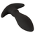 Anos RC Moving Rings Butt Plug Black