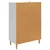 Kreveta s ladicama Bijela visokog sjaja 66 x 34,5 x 95 cm