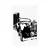 Plakat črnobel retro radio z abstrakcijo - 60x90 silver