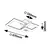Rabalux LED Luster Amilia, 22W, DIP Switch, 47x47cm, Crni