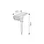 RABALUX Nantes Solarna ubodna lampa, LED, IP65, 0.5W, 50lm, Crna