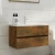 Vidaxl Omarica za umivalnik dim. hrast 80x38,5x45 cm konstruiran les