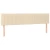 vidaXL vidaXL Box spring postelja z vzmetnico krem 160x200 cm blago, (20896353)
