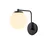 Opviq Zidna lampa E27 Socket, Crna