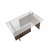 HANAH HOME Sto za dnevnu sobu Vetrino Walnut